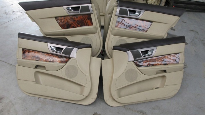 фото №15, Jaguar xf x250 сиденья левый переднее перед диван правые бежевый кожа комплект