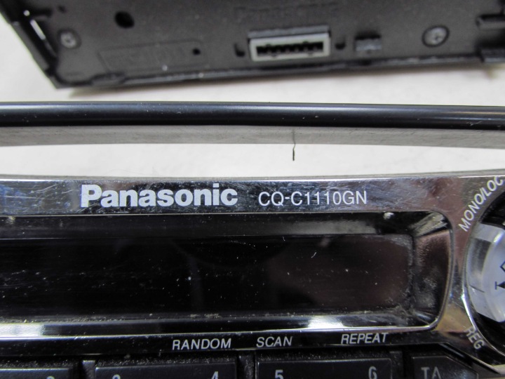 фото №6, Магнитола автомагнитола (радио, проигрыватель) panasonic cq-c1110gn cd 4x45w