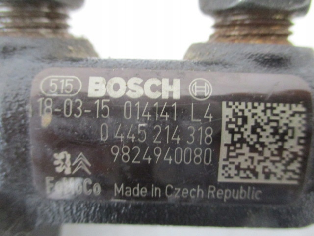 фото №6, Peugeot 3008 ii 1.6 топливная рейка 9824940080