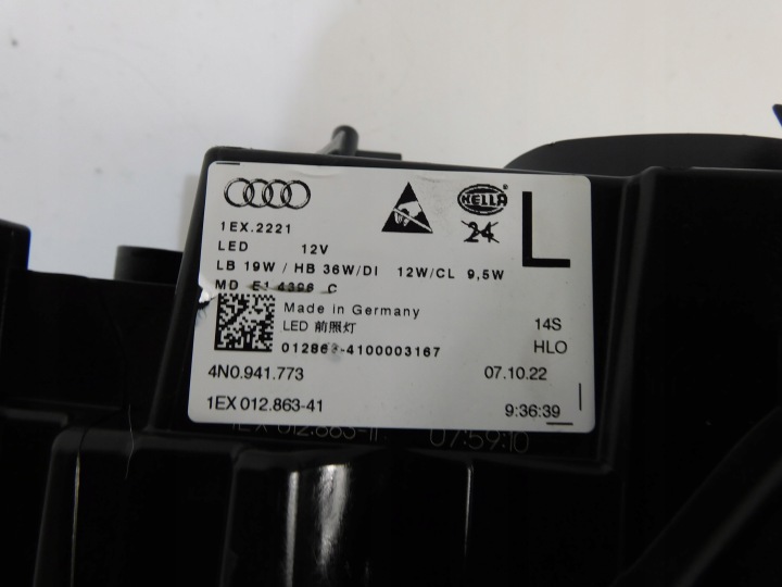 фото №16, Audi a8 d5 4n0 4n фара левая полный led 4n0941773 4n0941033
