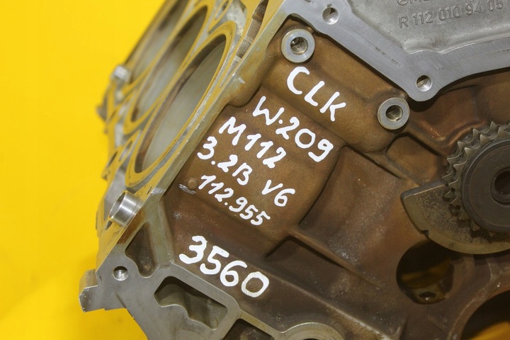 фото №15, Блок двигуна mercedes clk w209 w203 3.2 b v6 112955 r1120109405