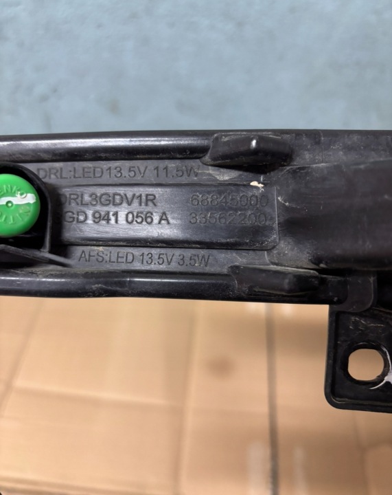 фото №4, Vw passat b8 рестайлінг галоген праве led drl 3gd941056a