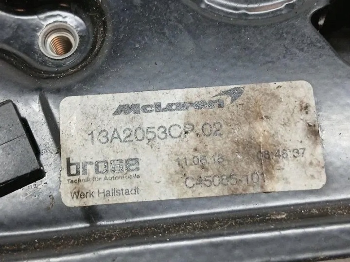 фото №6, Лебёдка дверь правых передних mclaren 13a2053cp