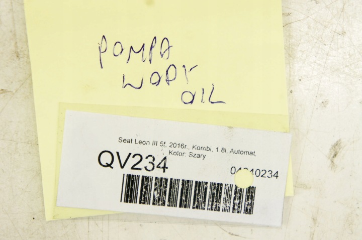 фото №6, Qv234 seat leon iii 5f 1.8i водяна помпа  06l121012l