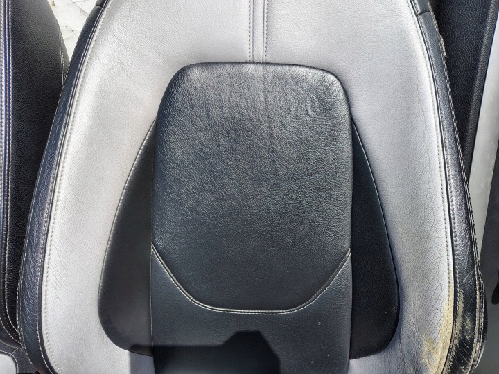 фото №10, Сидіння сидіння диван обшивки шкіра czarno-szare volkswagen passat cc