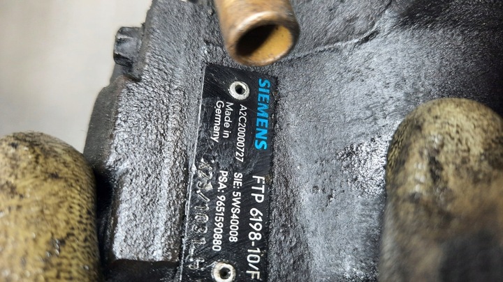 фото №8, Насос впрыскивающий 9651590880 ftp 6198-10/f citroen c3 1.4 hdi