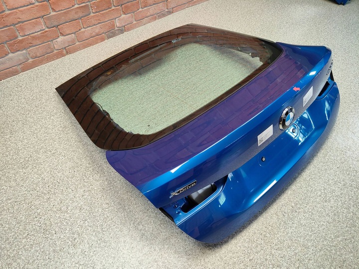 фото №13, Bmw 4 i4 g26 крышка багажника зад задняя камера цвет portimao синий c31