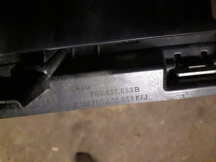 фото №14, Vw touareg 3 iii r-line 18- решітка радіатора решітка хром 760853696 760853653b