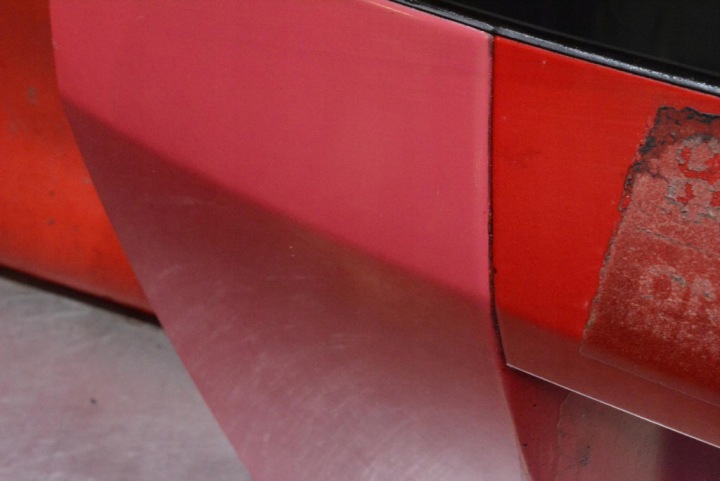 фото №8, Крышка багажника зад задняя красная honda jazz 2 ii 01-04