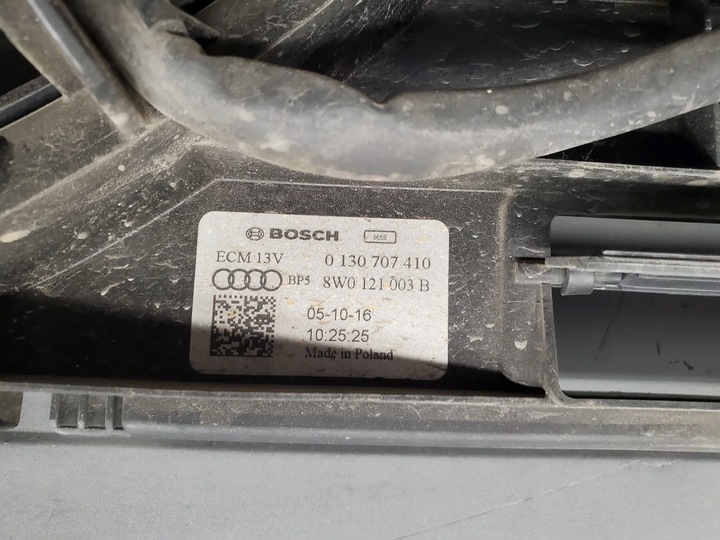 фото №6, Audi q5 sq5 8w0121003b з спереди вентиляторы