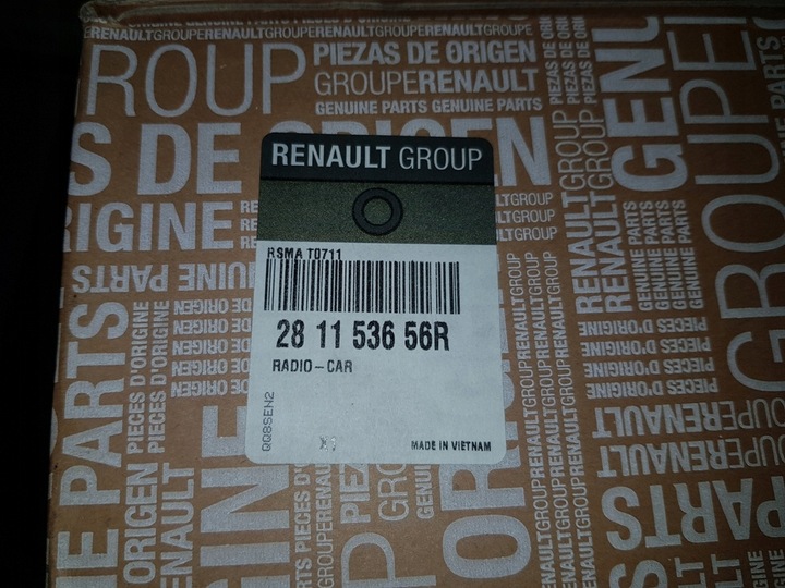 фото №12, Новий оригінальний номер екран навігації renault clio iv 281153656r