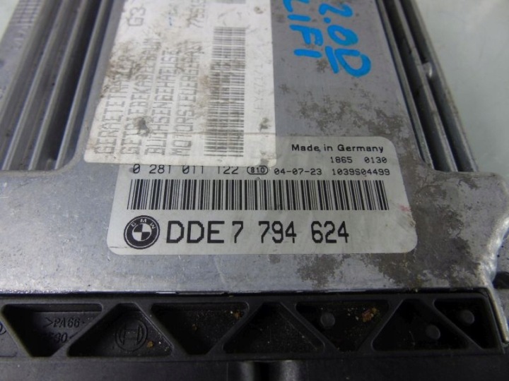 фото №5, Bmw e46 рестайлинг 2.0 d блок управления двигателем (ecu) 7794624