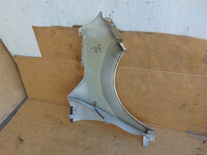 фото №15, Крило лівий перед fiat 500 2007- білий