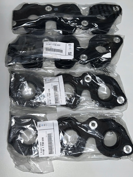 фото №11, Прокладка коллектора впускного bmw e31 e32 e38 750i 750il 850ci 850csi m70 m73