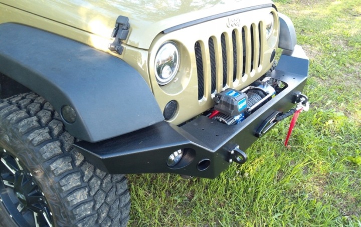 фото №8, Jeep wrangler jk бампер стальной перед передний