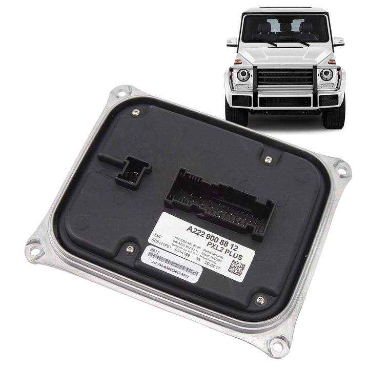 фото №12, Модуль керуючий statecznikiem фари led a2229008812 заміна