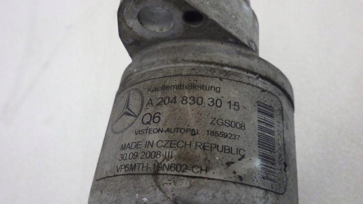 фото №8, Шланг трубка кондиционера mercedes w204 3.0 cdi v6 a2048303015 w204