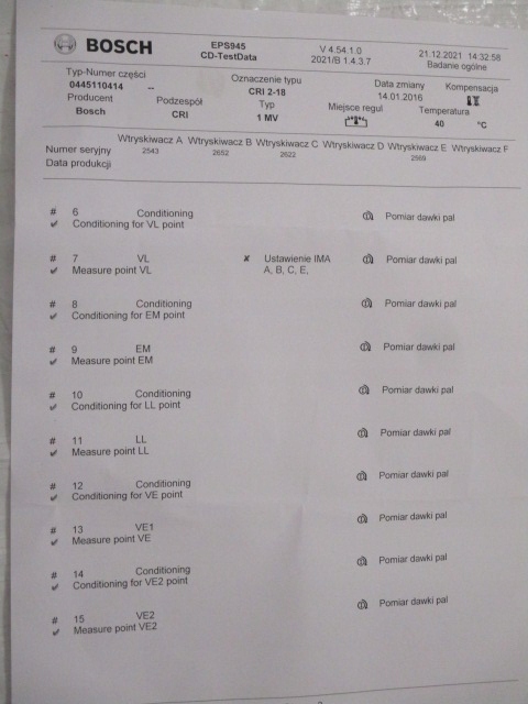 фото №6, Renault инжектор 2.0 dci печать 0445110728