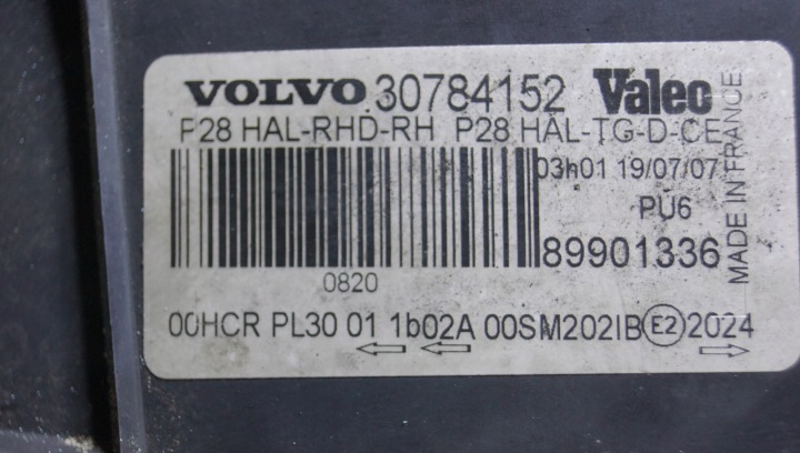фото №12, Фара правое перед volvo xc90 uk