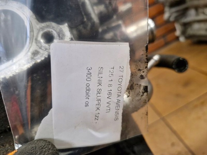 фото №8, Toyota avensis t25 1.8 16v vvti двигун стійка 1zz