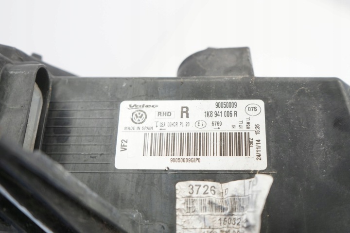 фото №6, Vw scirocco iii рестайлинг 15r фара правое перед передняя англичанин 1k8941006r