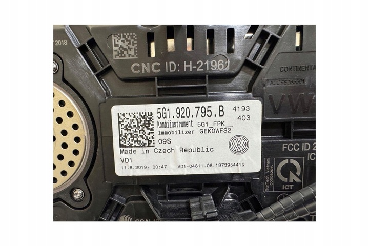 фото №7, Спидометр vw golf vii 5g1, bq1, be1, be2 5g1920795b электрический 2019