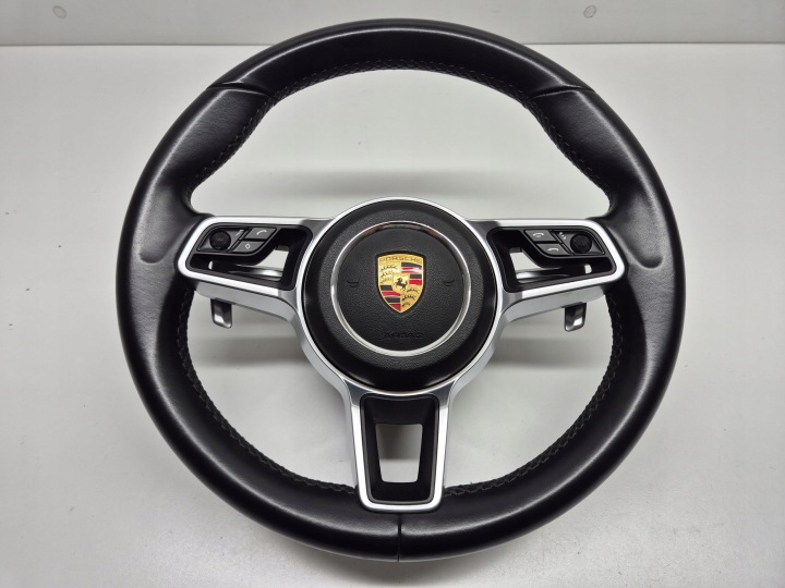 фото №14, Porsche macan 95b руль кожаный подушка водителя подушка оригинал