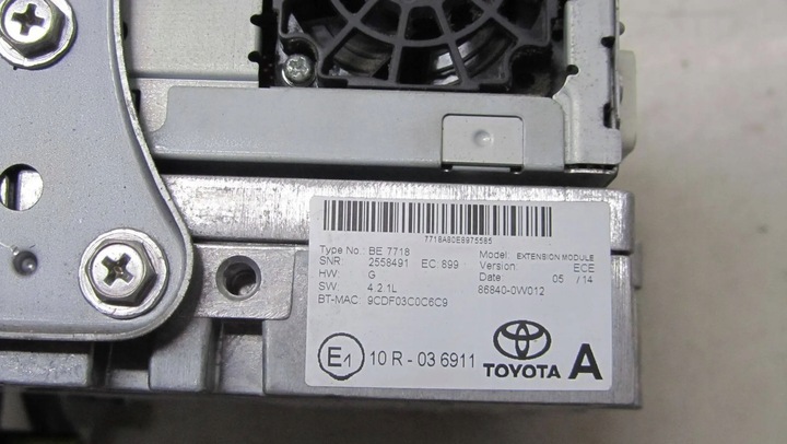 фото №7, Toyota avensis t27 радіо навігація 86140-05180 13-