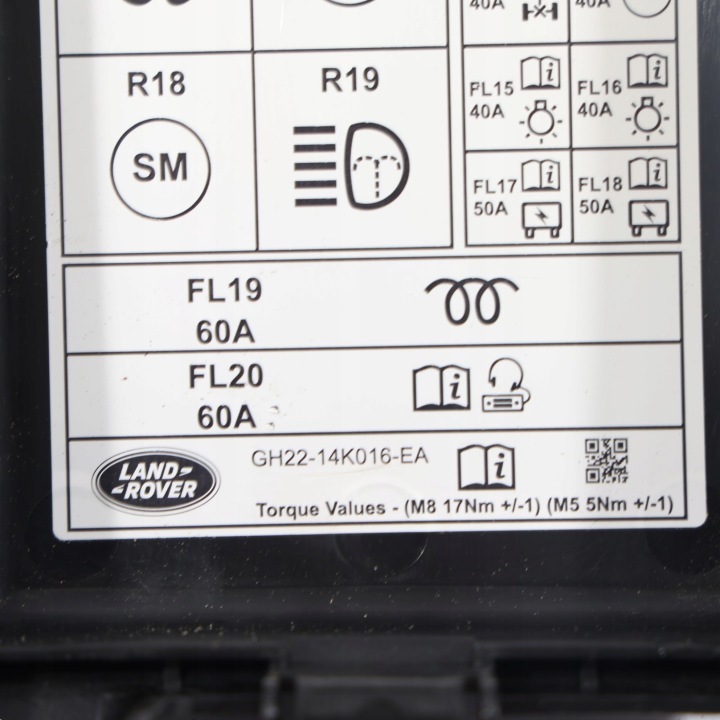 фото №12, Land rover discovery 4 l319 кришка коробка запобіжників gh22-14k016-ea