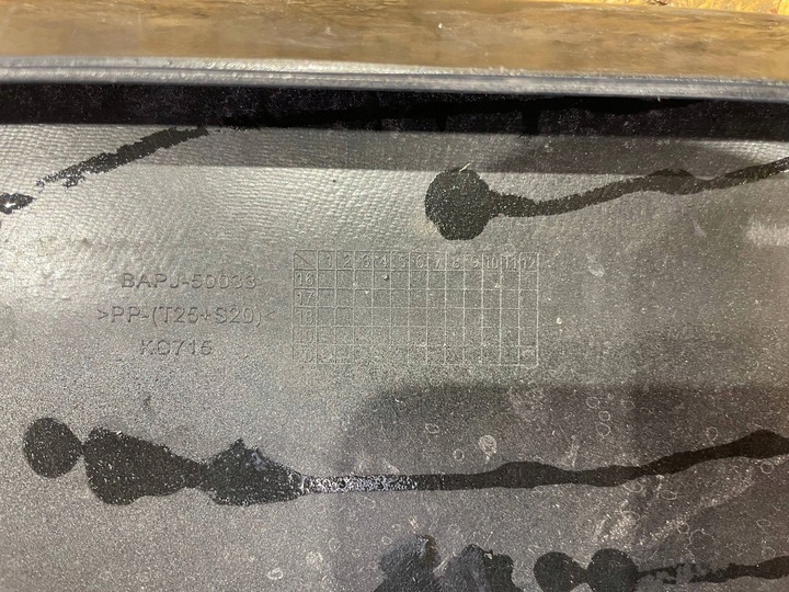 фото №12, Mazda 3 bm iii рестайлинг 16-18 планка козырёк носик решётка бампера перед