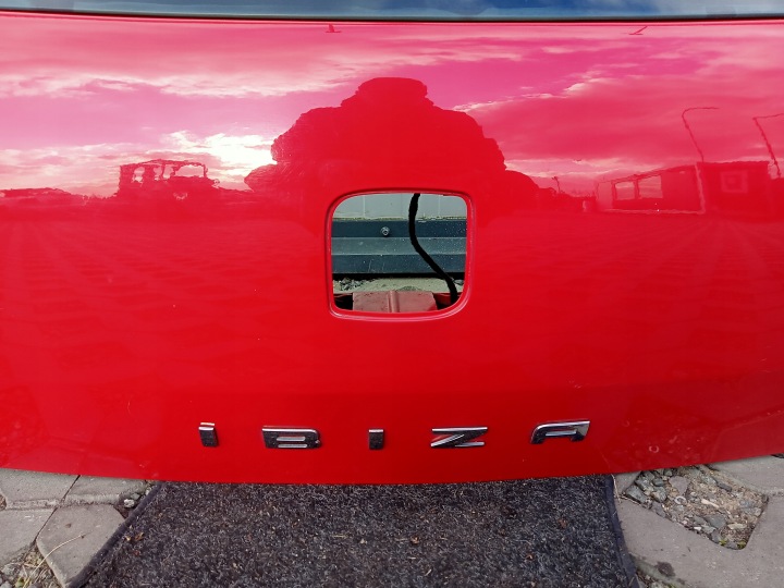 фото №8, Кришка багажника seat ibiza iv 3d червона ls3h