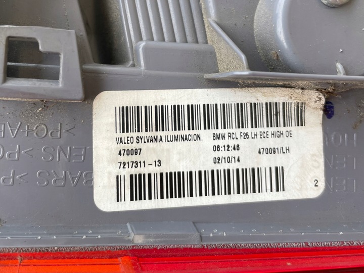 фото №11, Bmw x3 f25 лампи задні комплект європейські