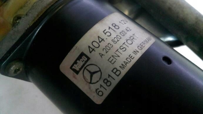 фото №6, Механізм склоочисника mercedes w203 a2038200342