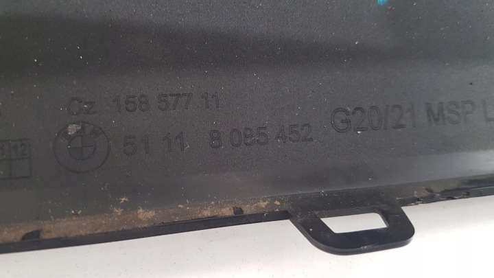фото №12, Bmw 3 g20 g21 молдинг решётка защита бампера перед 8085452 оригинал