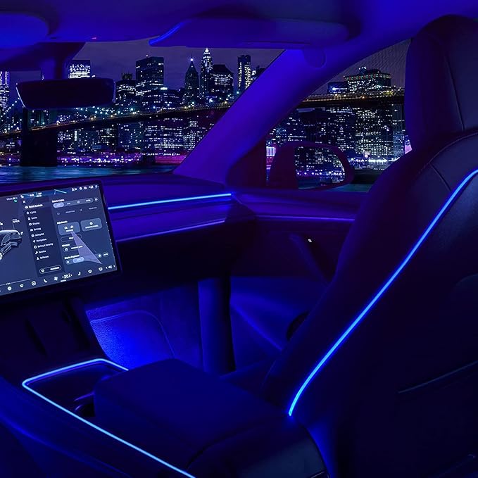 фото №1, Неонові освітлення внутрішні do автомобілів 2021-2022 tesla модель 3 y