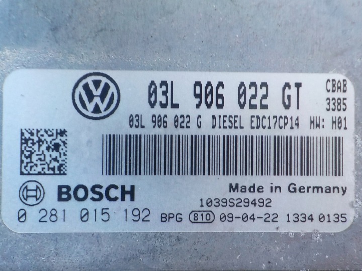 фото №6, Vw tiguan i 2.0 tdi aut 09r 5d блок керування двигуном (ебу, мізки двигуна, контролер двигуна) 03l906022gt