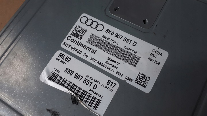 фото №5, S4 b8 a4 комп'ютер блок керування двигуна 3.0 tfsi ecu