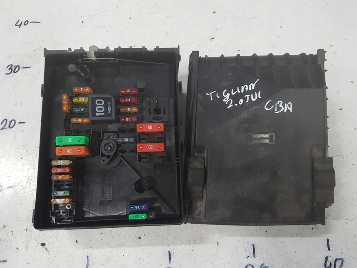 фото №1, Tiguan i 5n 2.0 tdi cba коробка предохранителей