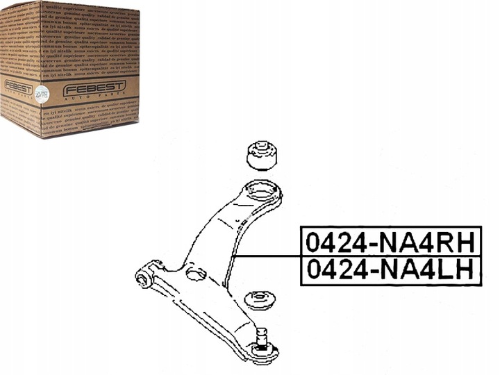фото №1, Febest важіль підвішування 4013a236 mr594326