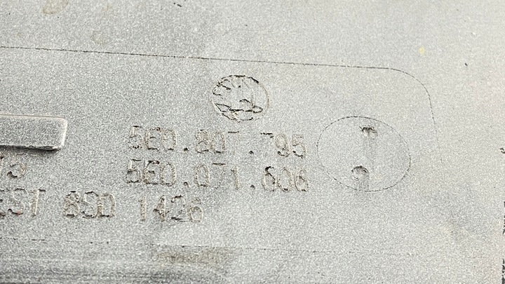 фото №10, ^ octavia iii 3 спойлер бампера перед 5e0807795