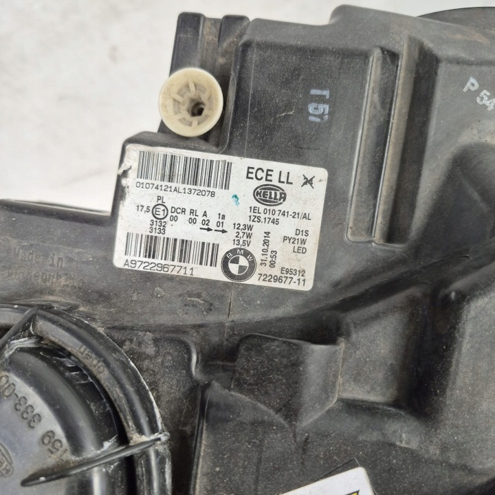 фото №9, Bmw 1 f20 f21 11-15 фара ліва перед передня bi-xenon 7229677