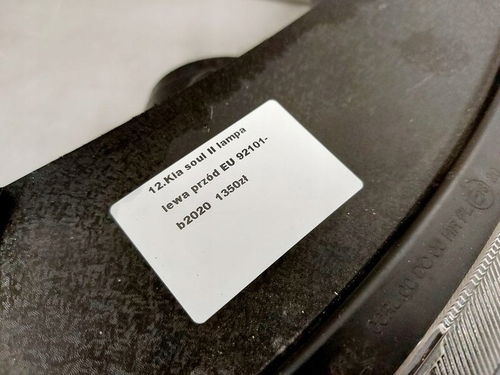 фото №7, Kia soul 2 ii лампа лівий перед ліва передня eu фара 92101-b2020