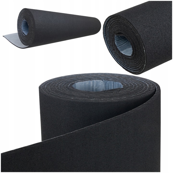 фото №12, Піна шумопоглинаюча premium 6mm з klejem з ролики - ідеальна do дому