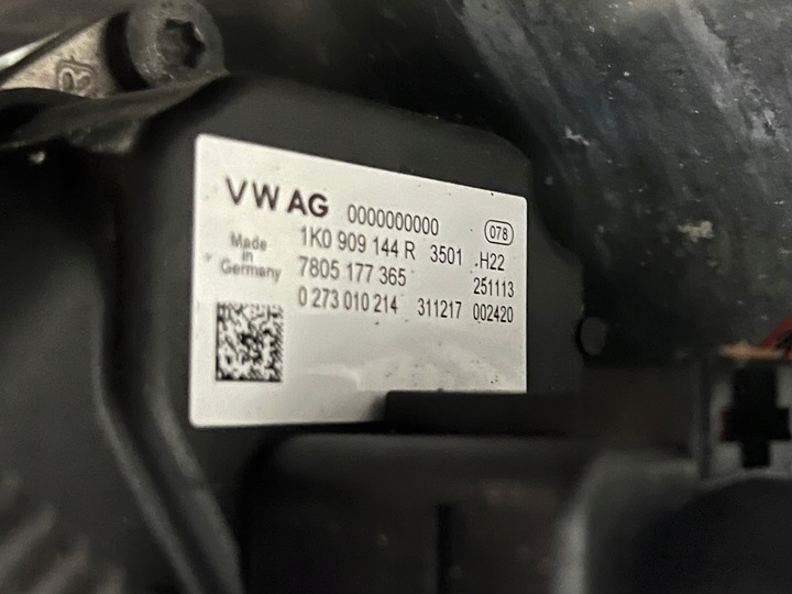 фото №10, Трансмиссия рулевая w seat skoda audi 1k1423051fd 1k0909144r комплектная