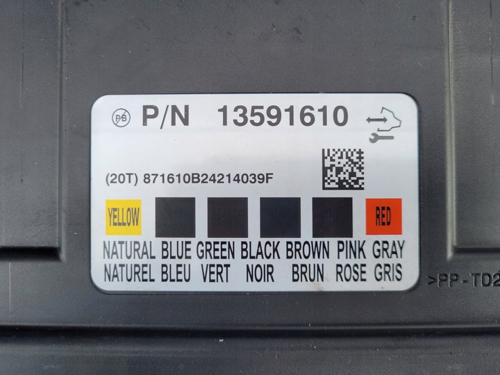 фото №9, Запчасти zafira c блок управления модуль комфорта 13591610 коды!