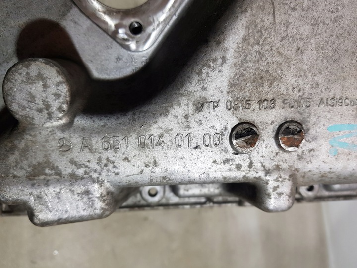 фото №8, Піддон масла масляна a6510140100 mercedes gla cla 2.2 cdi 651930