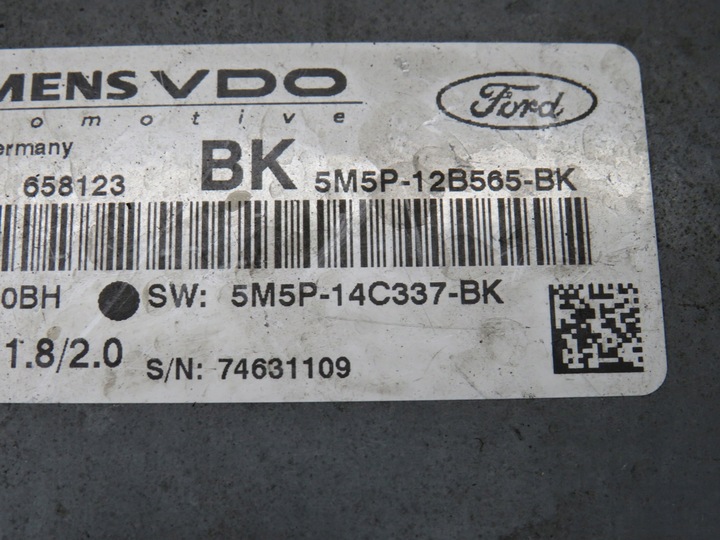фото №3, Ford focus c-max блок керування komuter 5m5p12b565bk 5m5p14c337be