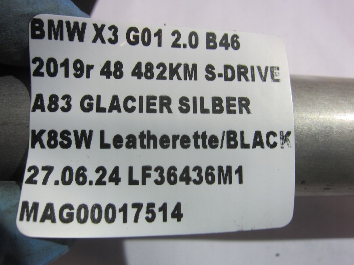 фото №9, Bmw x3 g01 g02 wał рулевой крестовина колонки 6887185 6884648 32306884648