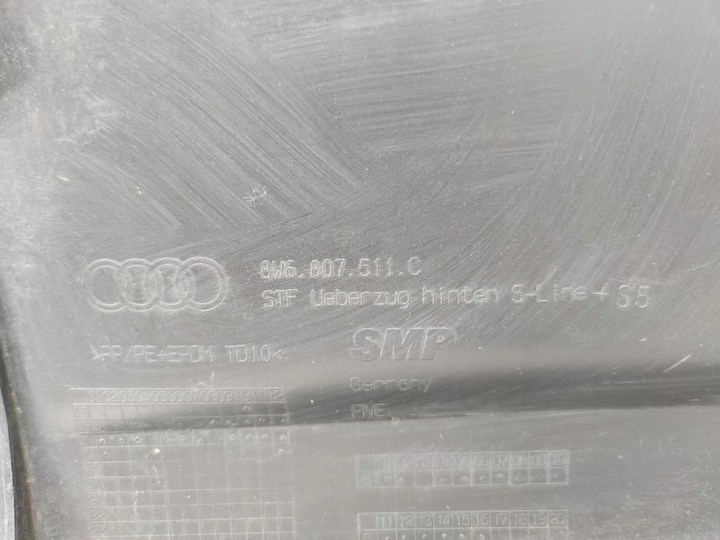 фото №10, Бампер задній audi a5 8w6 s-line 6xpdc 8w6807511c