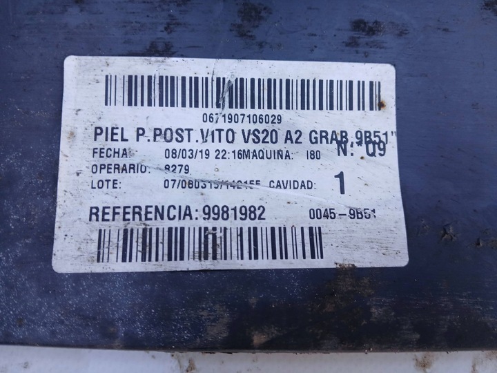 фото №6, Mercedes vito w447 бампер зад